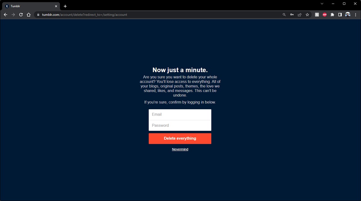 How to delete your Tumblr account or blog - Android Authority
