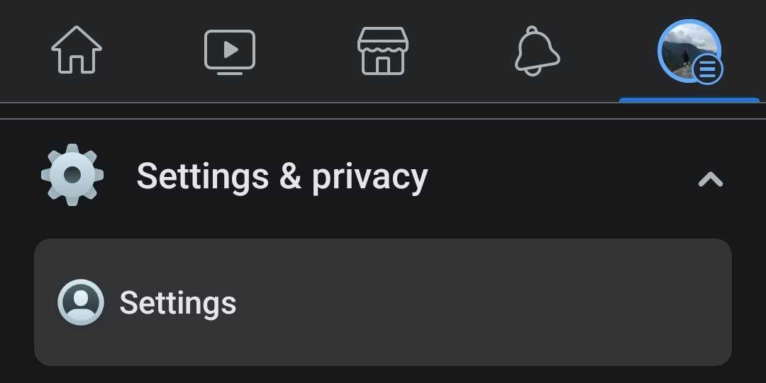 facebook settings and privacy mobile
