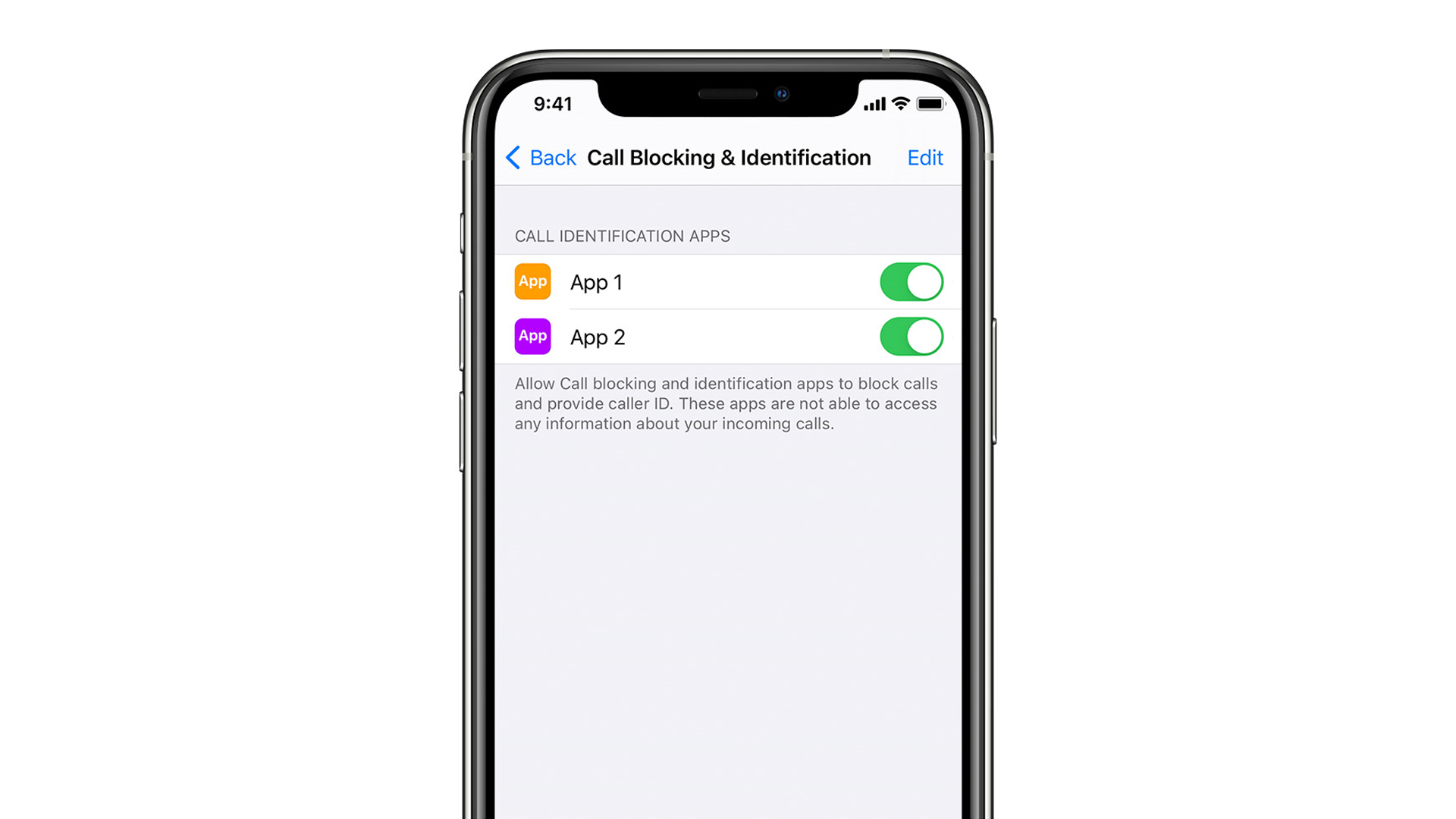 iPhone Call Blocking and Identification