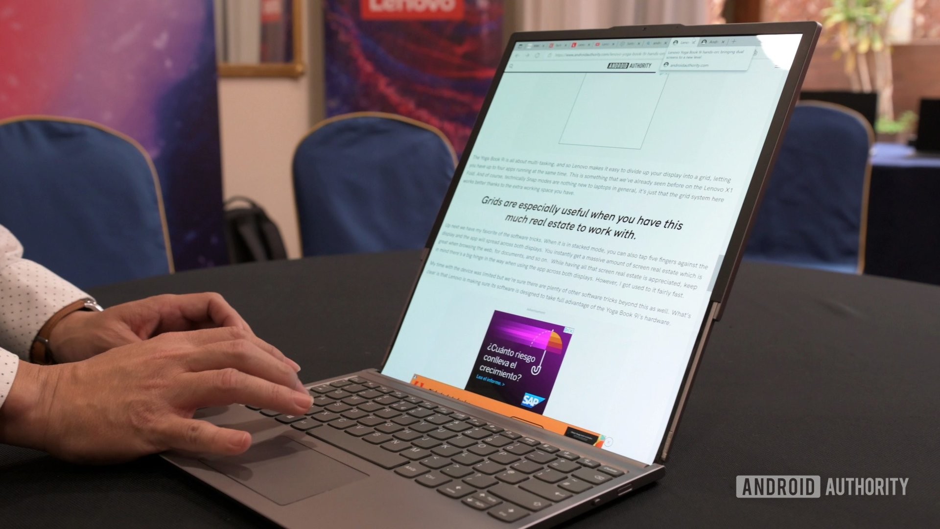 Lenovo rollable screen laptop hands-on: Expandable display in action