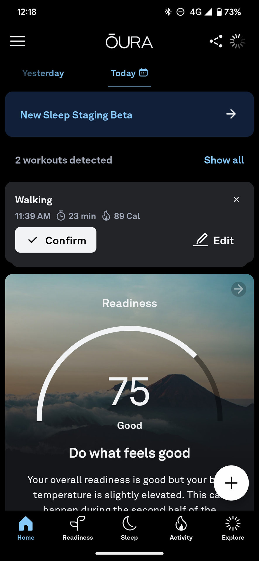 oura app workout detection 1