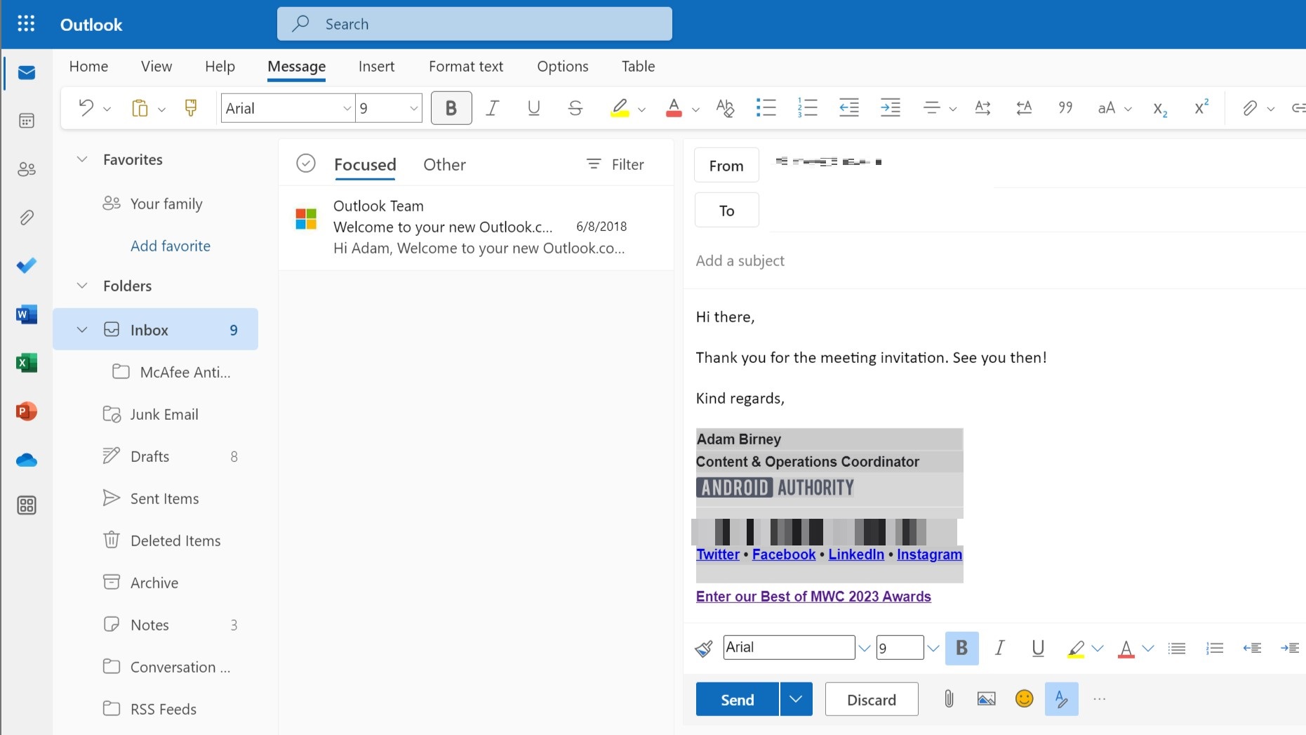 outlook email signature browser