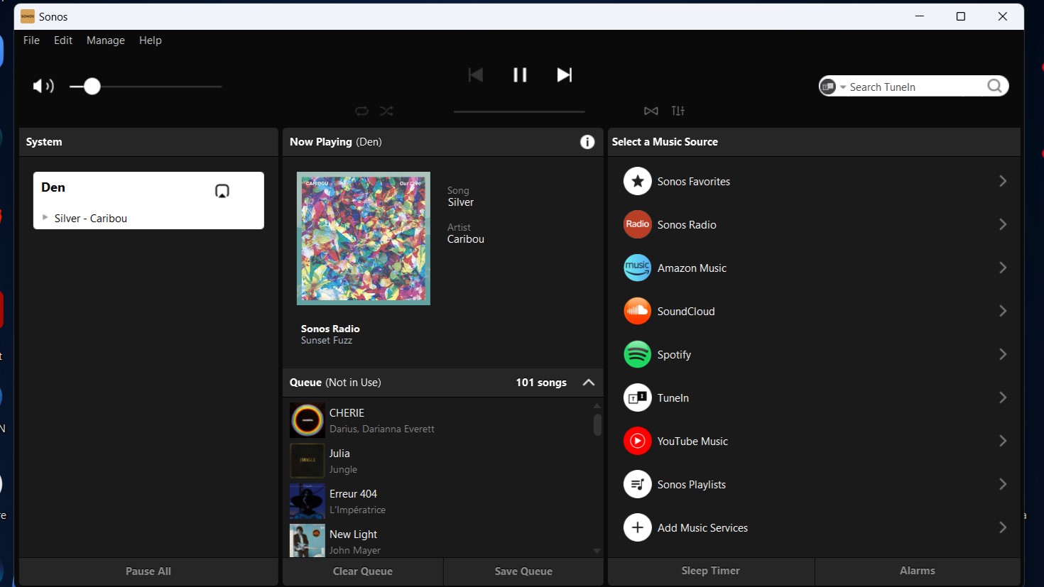 sonos desktop app