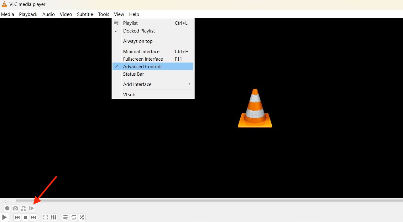 vlc player advanced controls