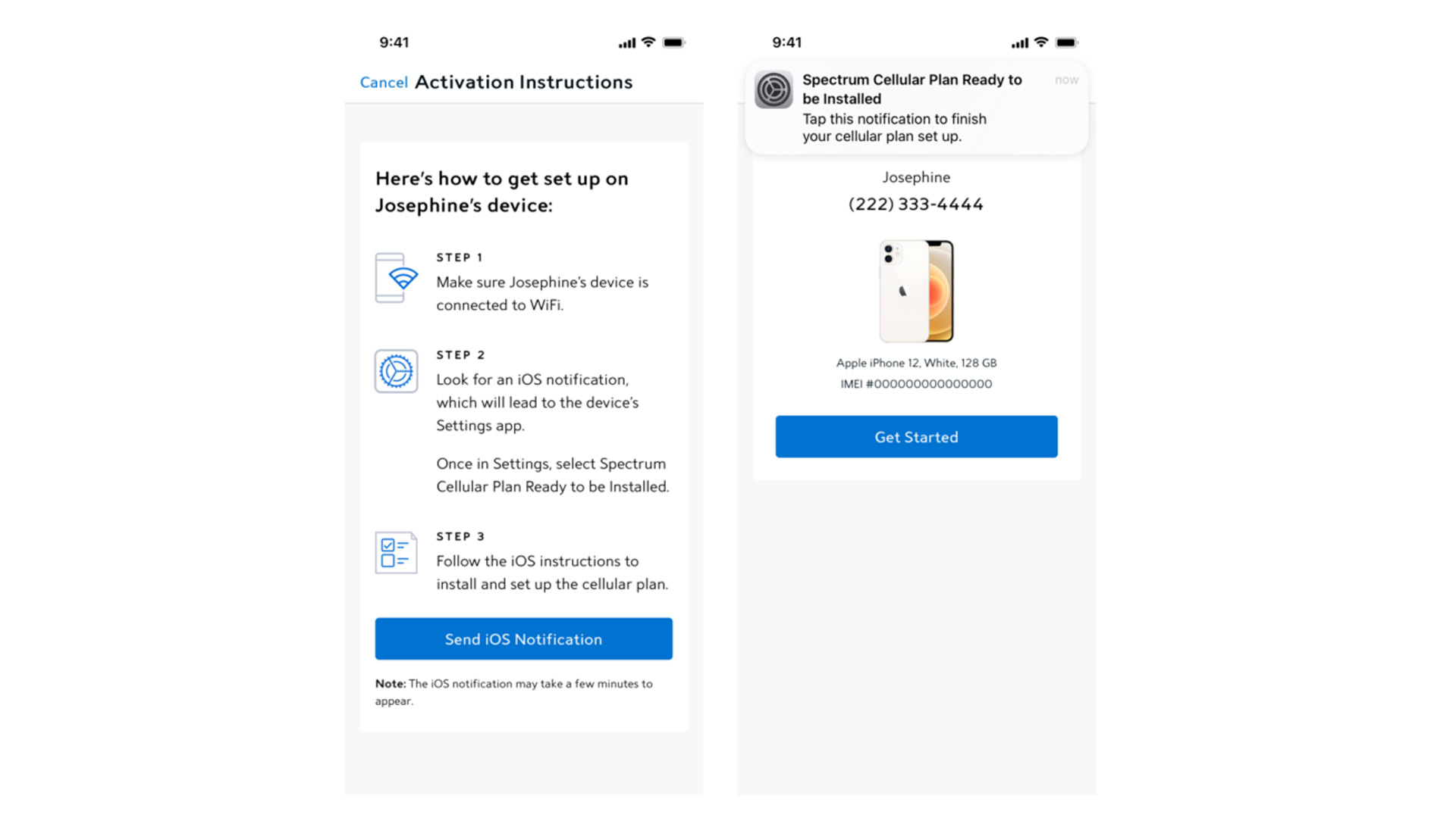 Activating an iPhone eSIM on Spectrum Mobile