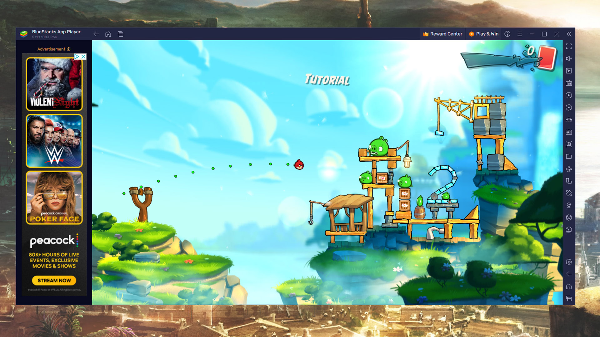 Angry Birds 2 на Bluestacks