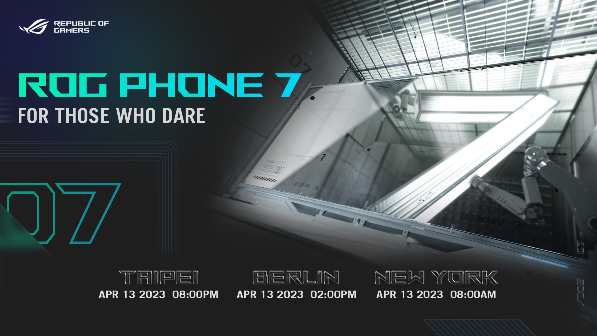 Asus ROG Phone 7 launch poster