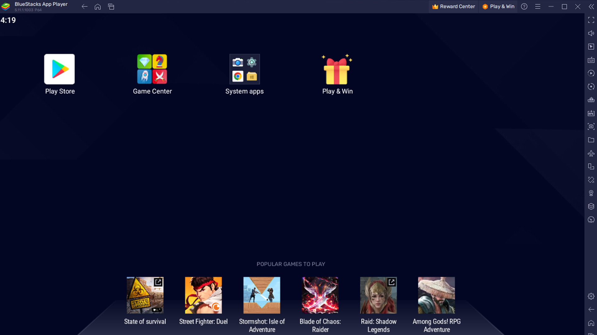 Bluestacks 5 screenshot 1