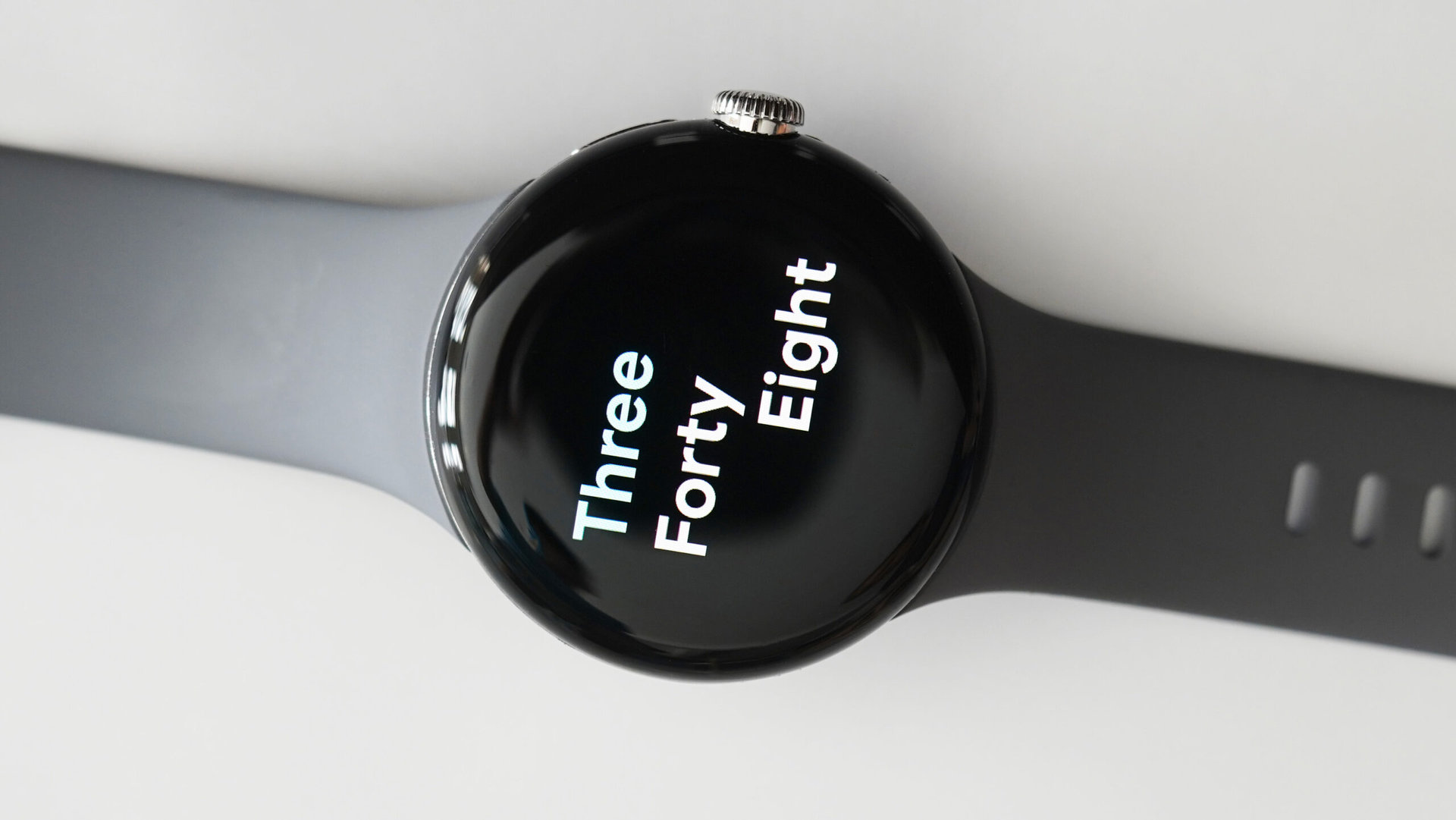 A modern font is the star of the Prime watch face.