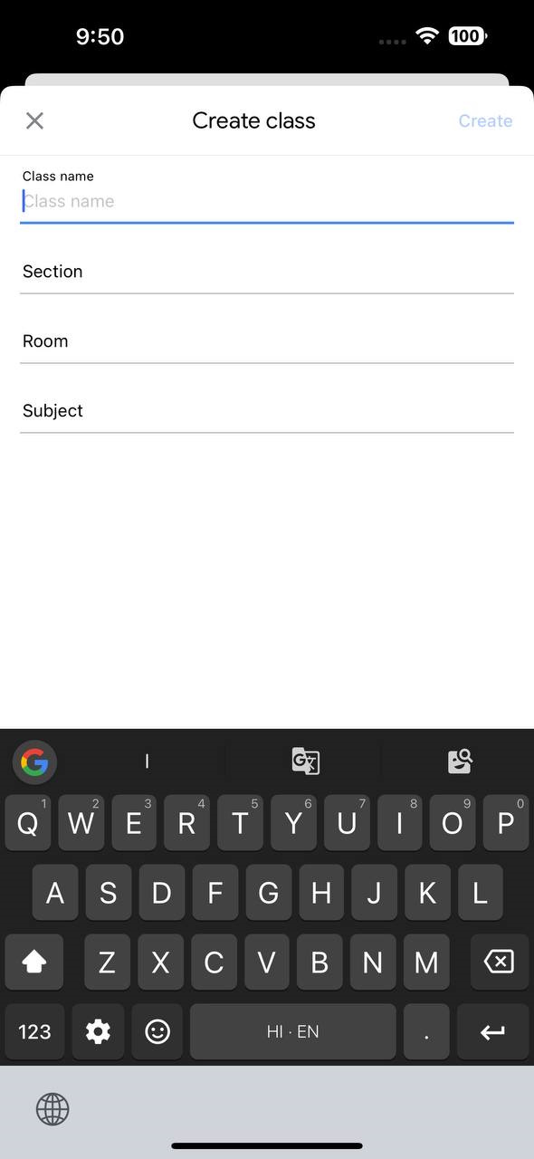 How to create Google Classroom on mobile 5