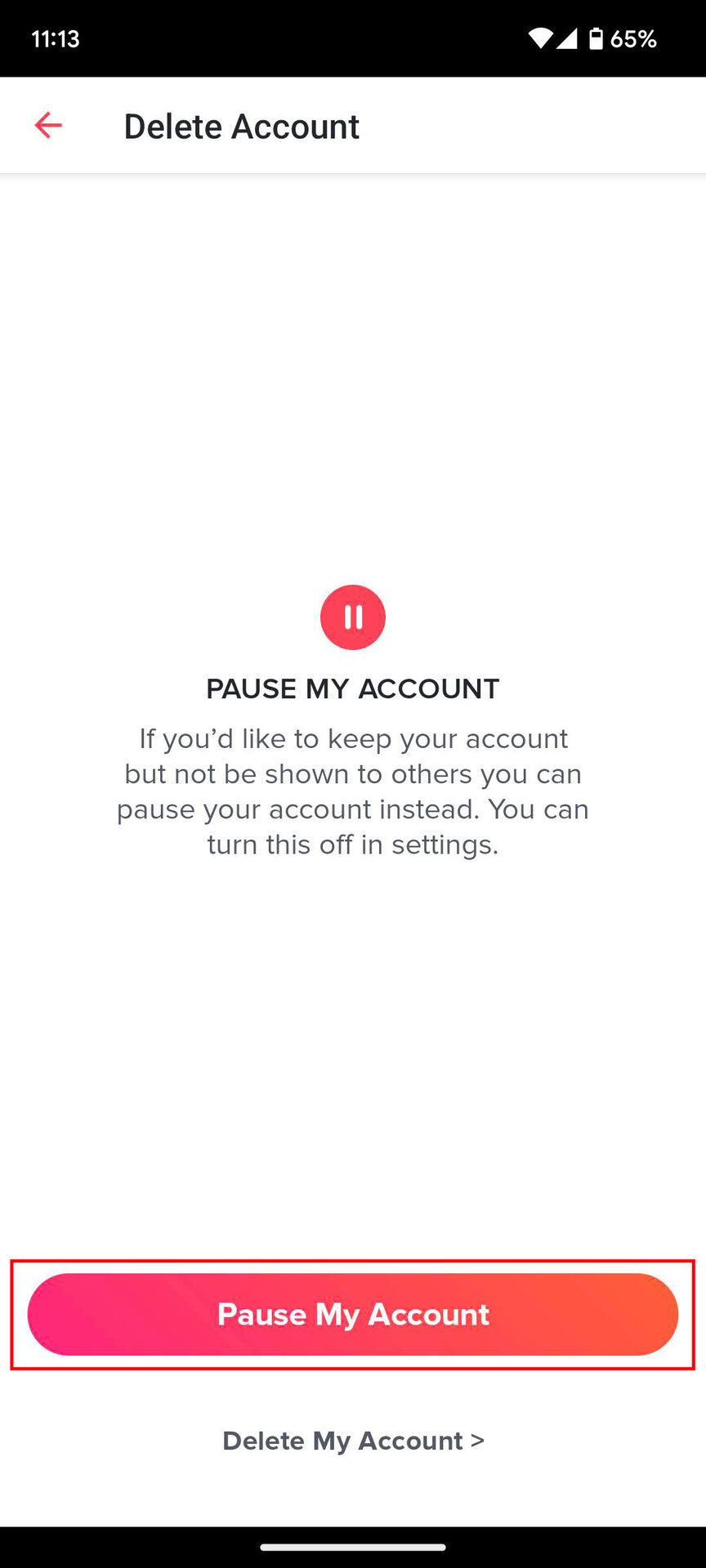 How to pause your Tinder account (3)