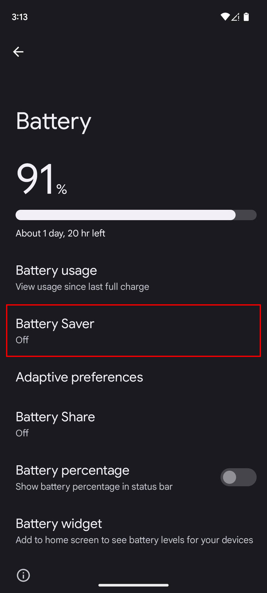 How to turn off Battery Saver and Adaptive Battery (2)