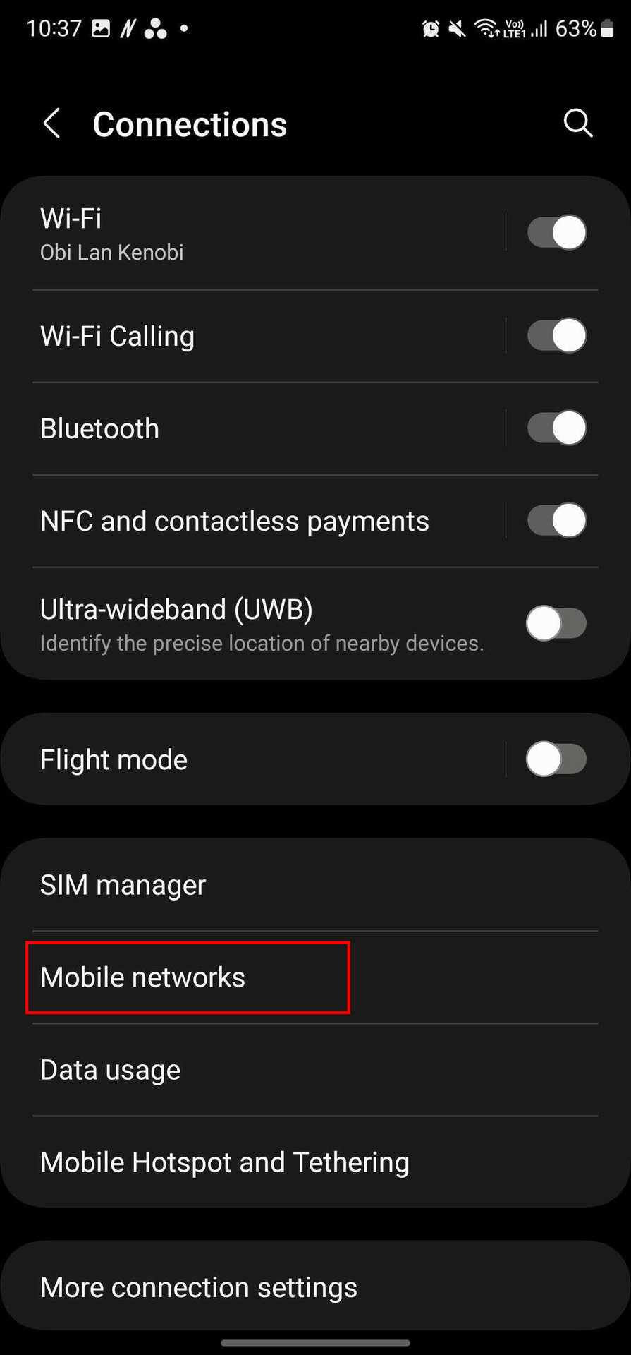 How to turn on 4G LTE on Samsung Galaxy S23 2
