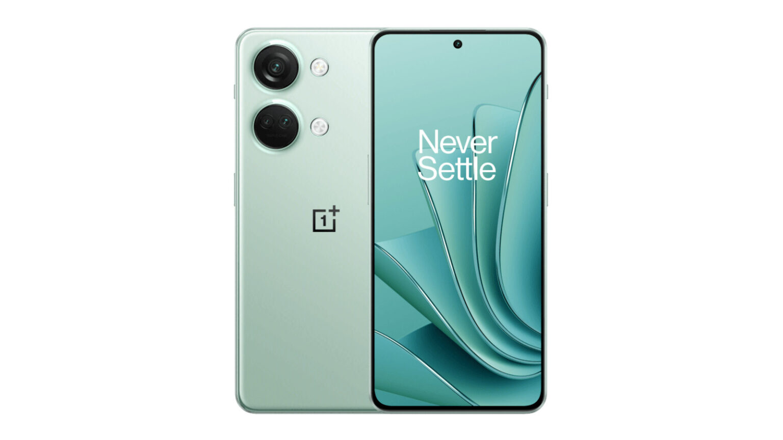 RankOne Custodia In Silicone Morbido TPU Per OnePlus Nord 3 / Ace 2V - Ciano Chiaro