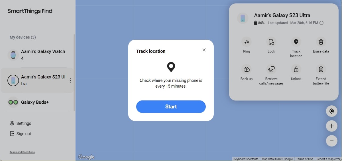 Samsung SmartThings Find Find My Mobile 2