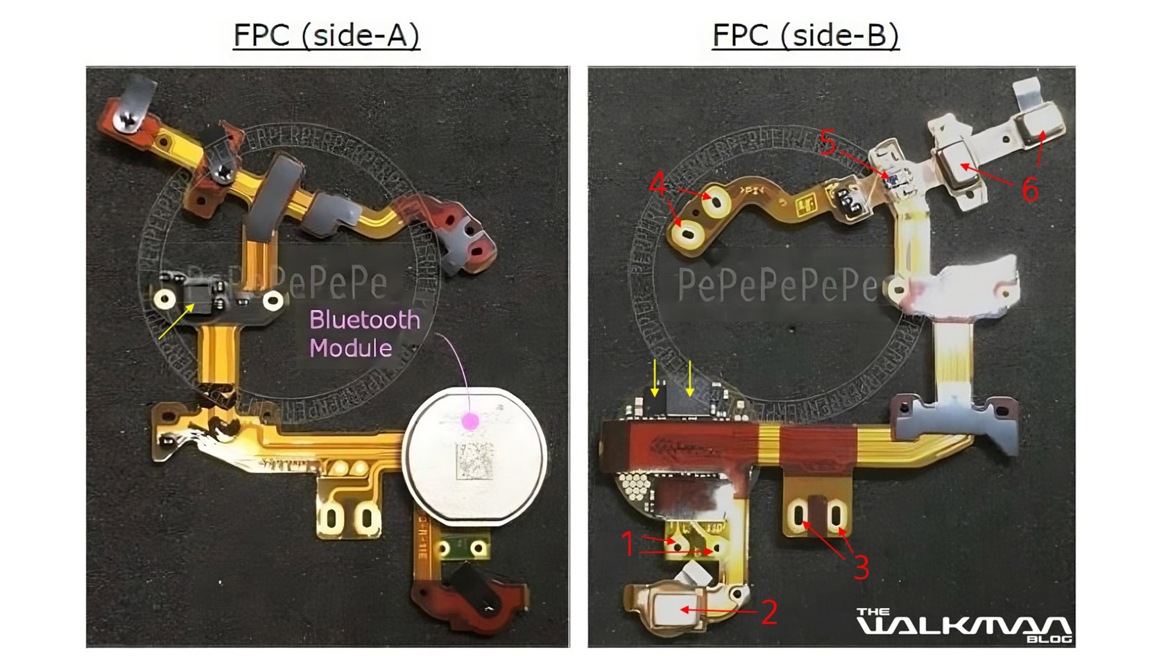 A teardown of the Sony WF 1000XM5 earbud internals.