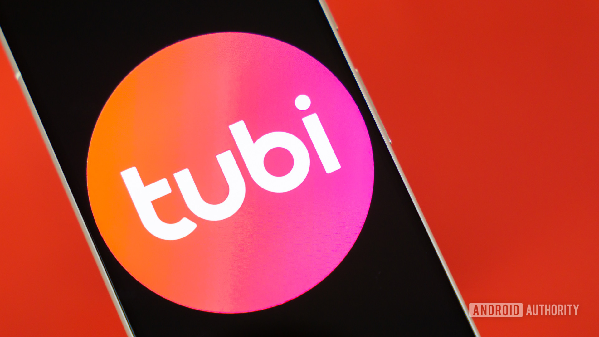 Stock photo of Tubi logo on phone 1