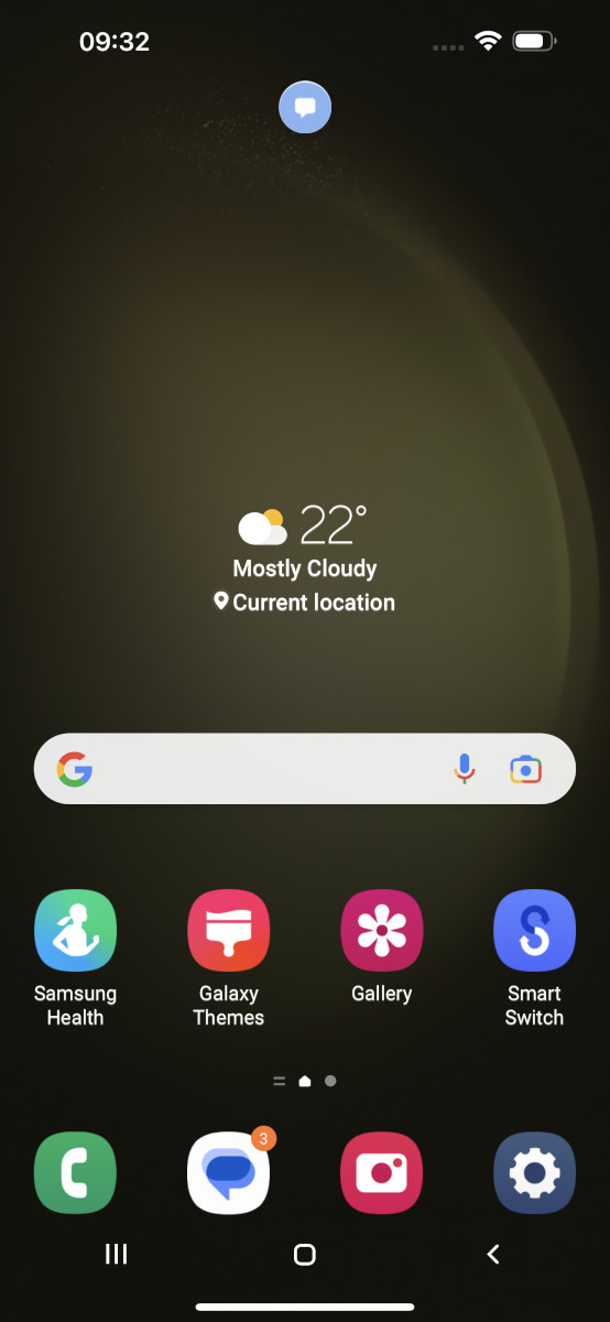 TryGalaxy for iPhone homescreen