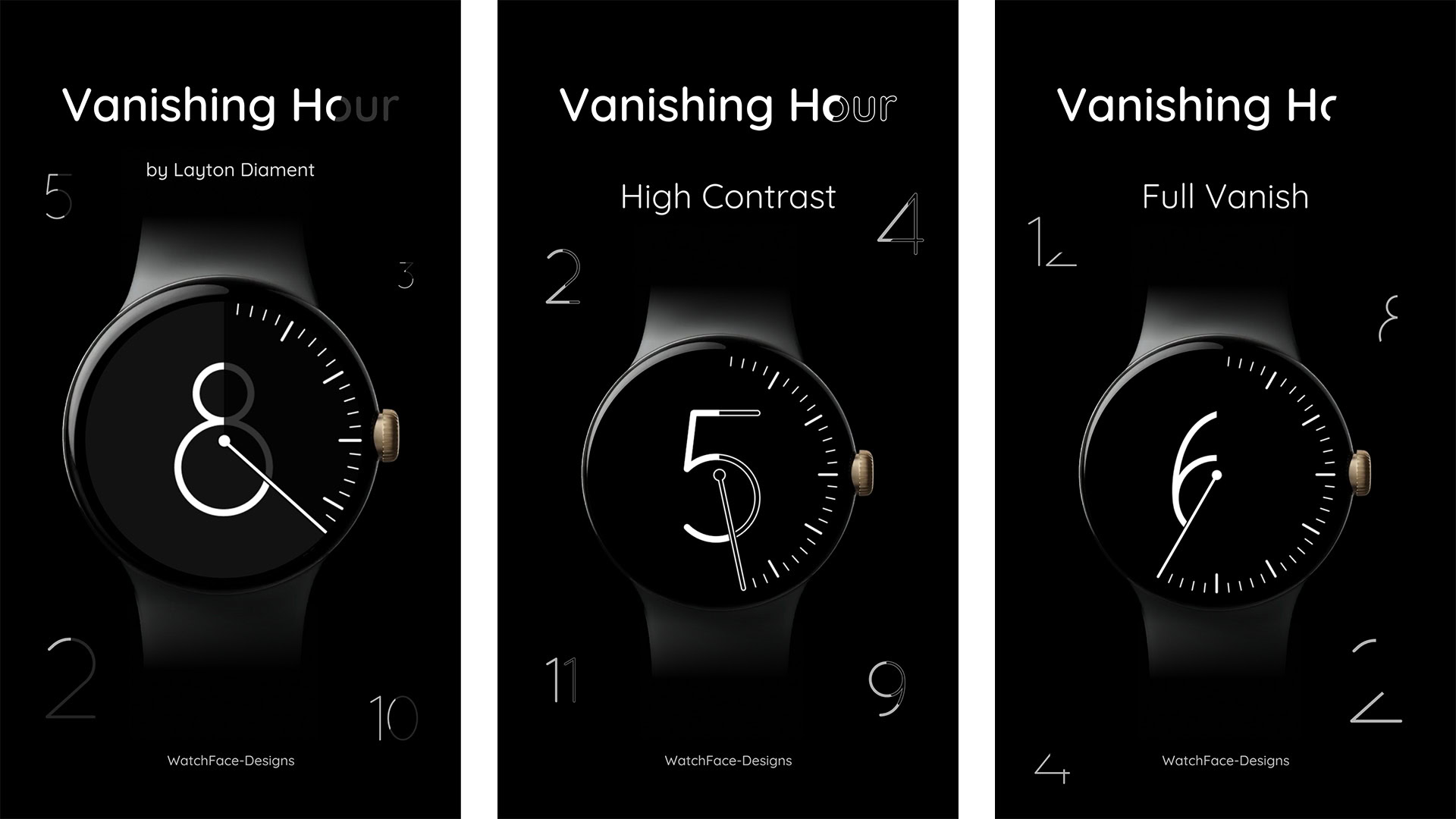 Vanishing Hour Watch Face screenshot 2023