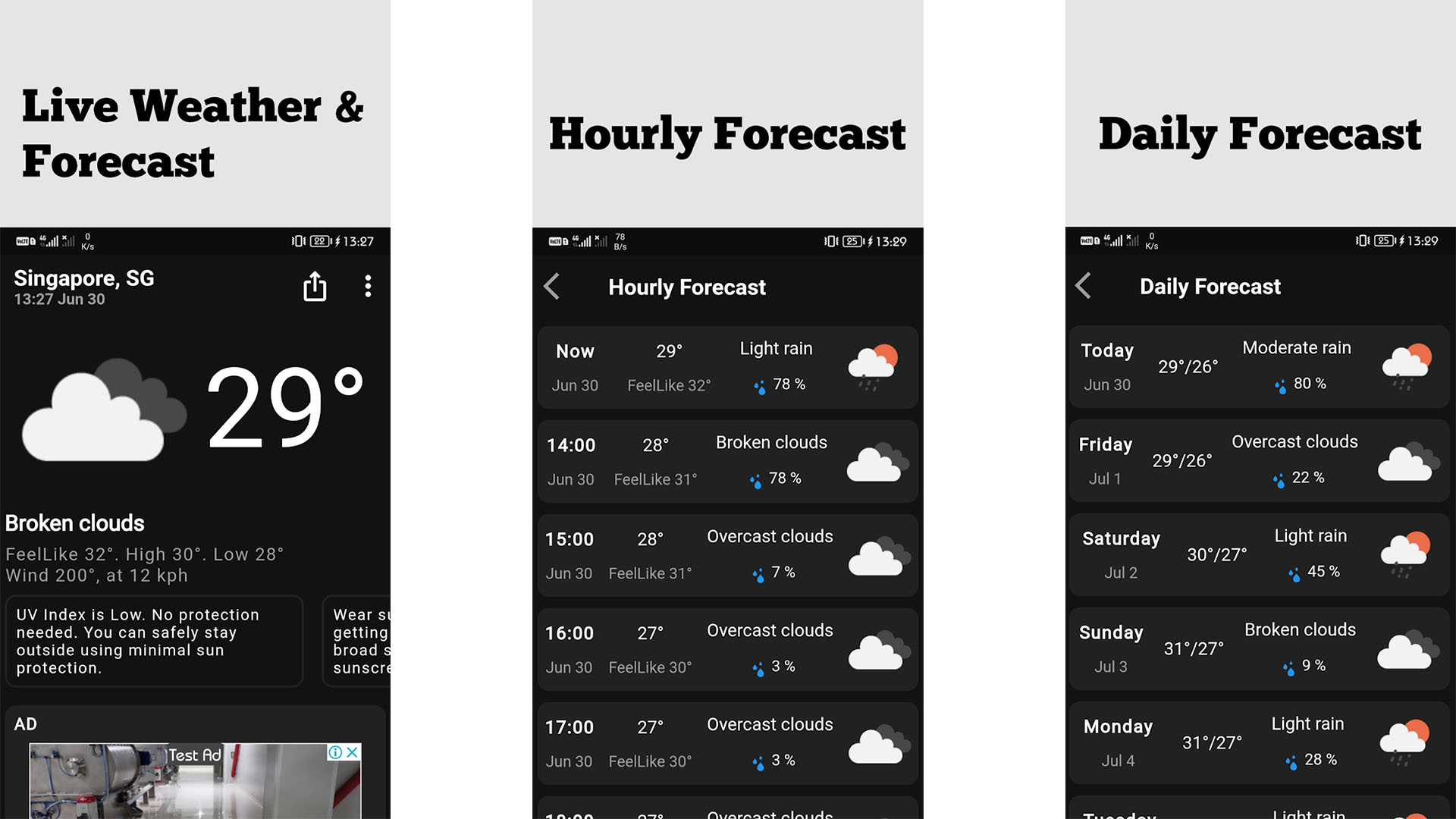 Weather by Globindev screenshot 2023