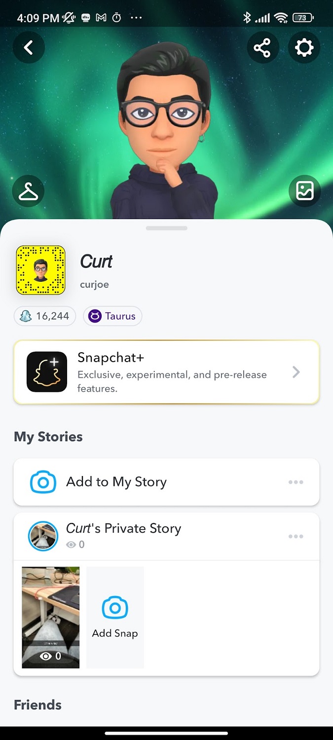 new private story snapchat