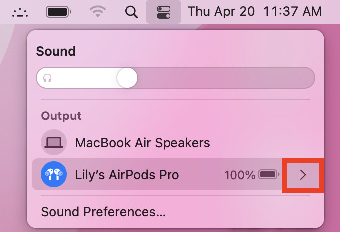 AirPods Pro 2nd generation Mac noise canceling settings