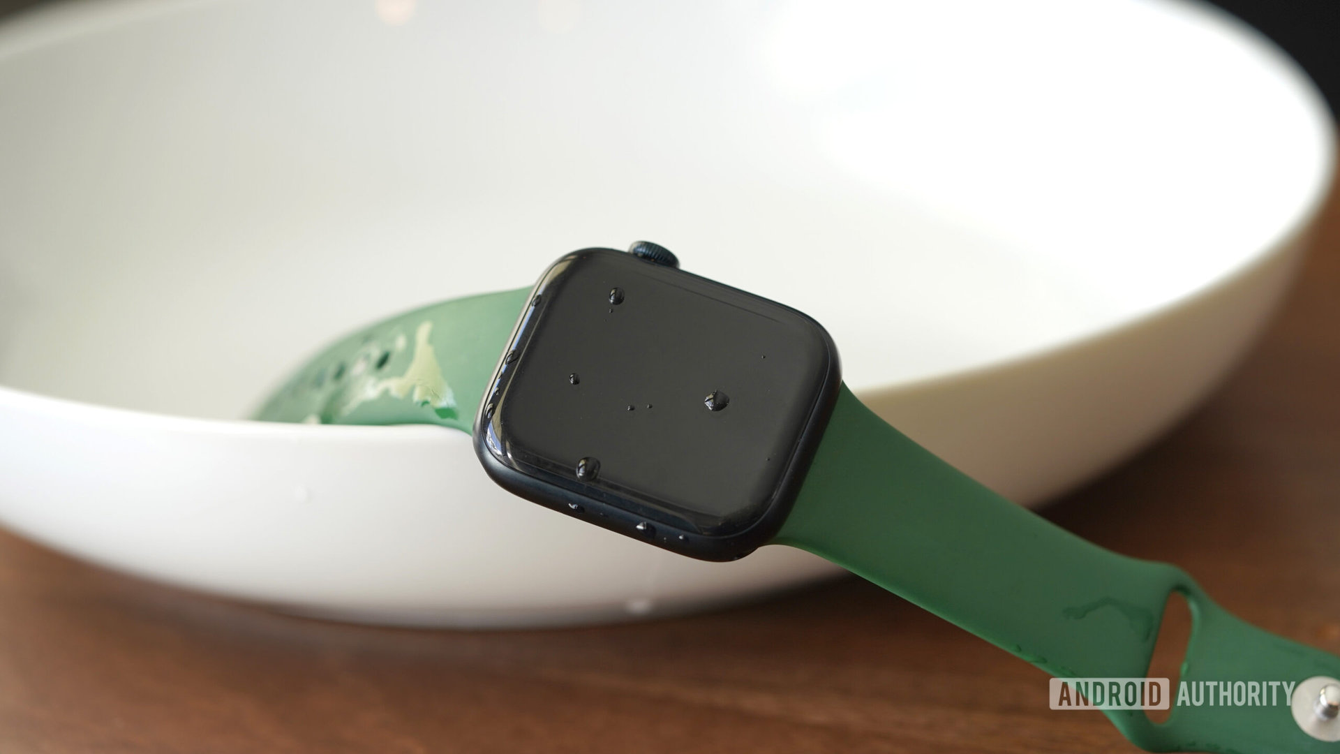 While not waterproof, the Apple Watch Series 8 is water resistant up to 50 meters.