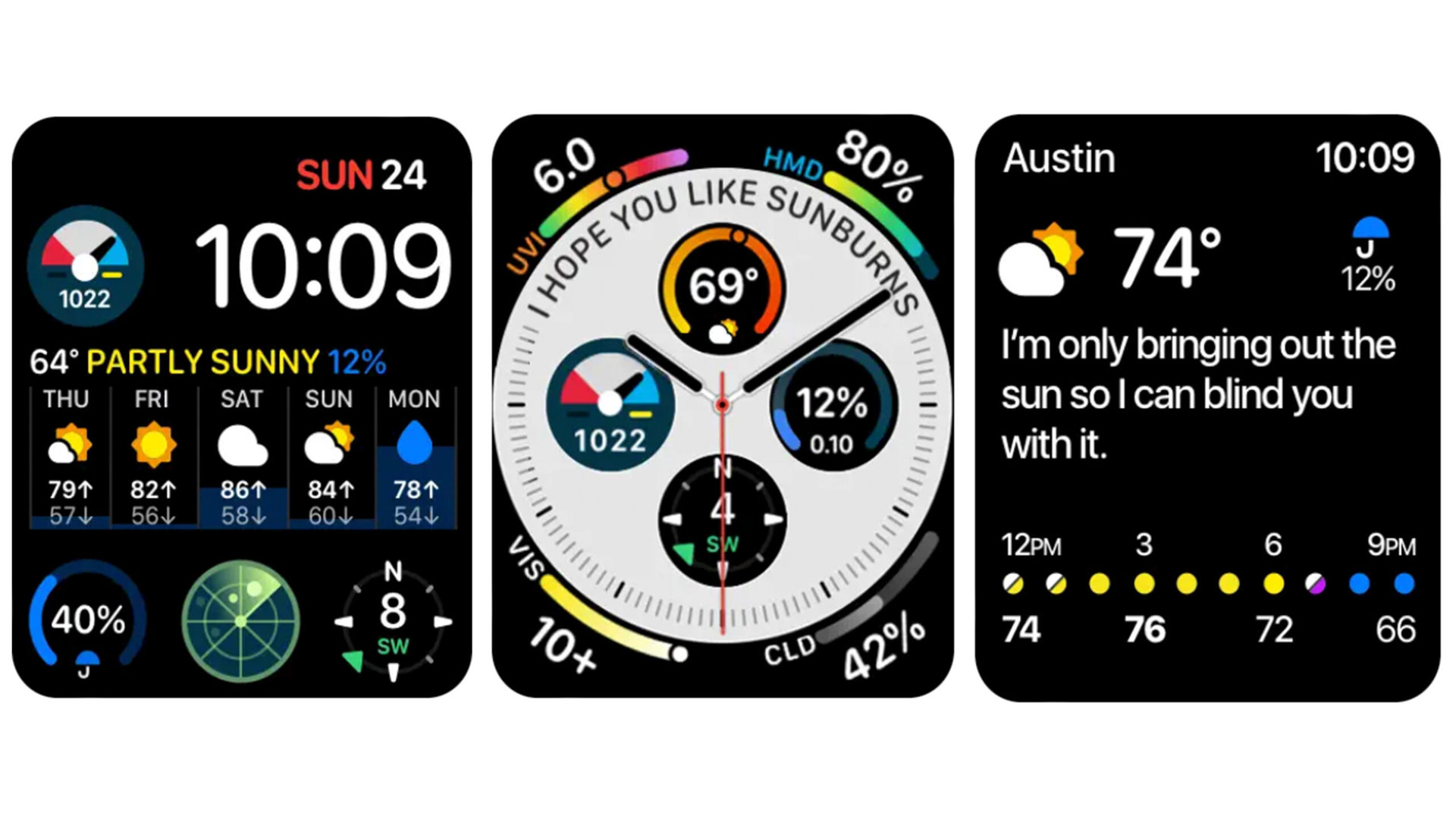 Carrot Weather Apple Watch