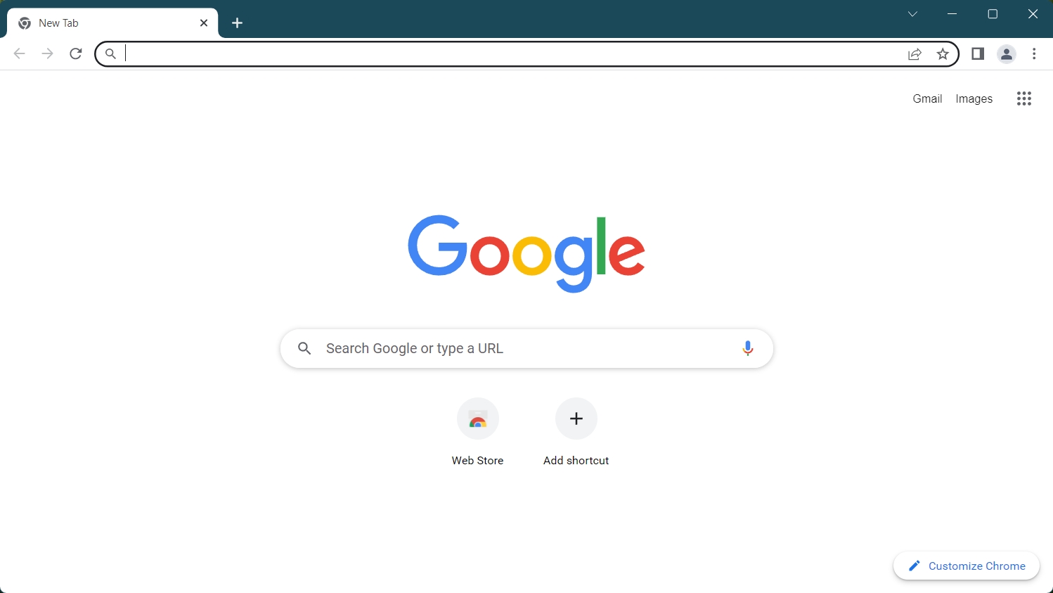 Google Chrome Desktop UI