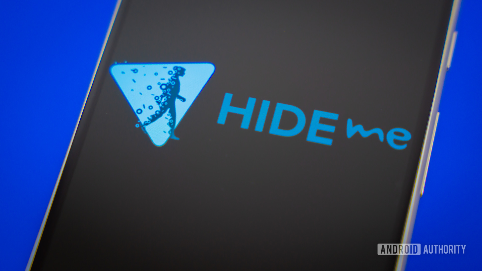 Hide.me CPN logo on smartphone Stock photo