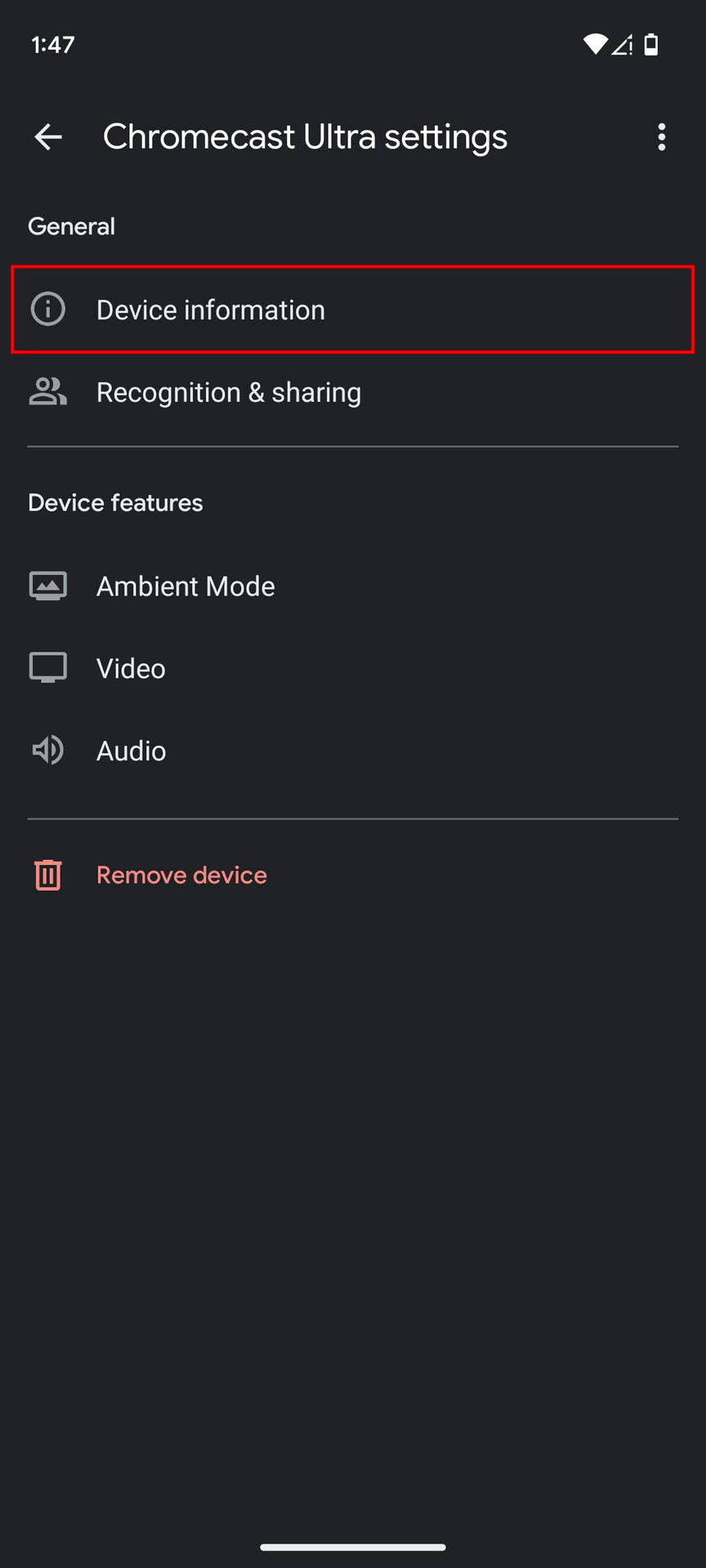 How to check which Wi Fi network my Chromecast is connected to (3)