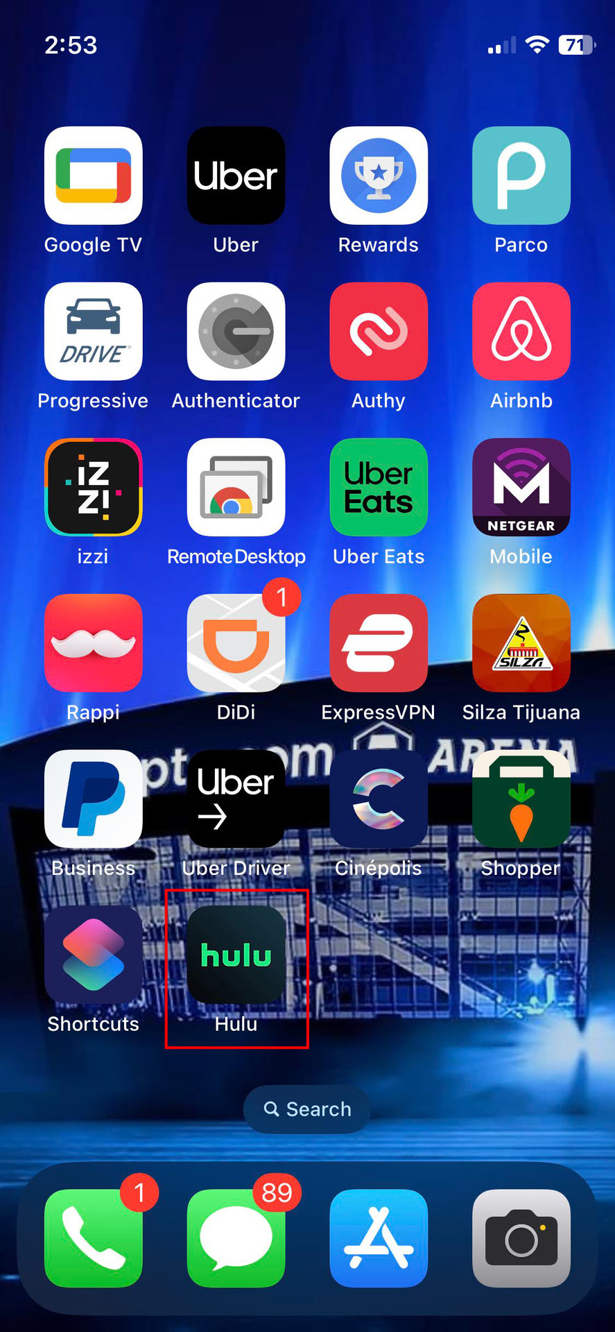 How to delete the Hulu app in iOS 1