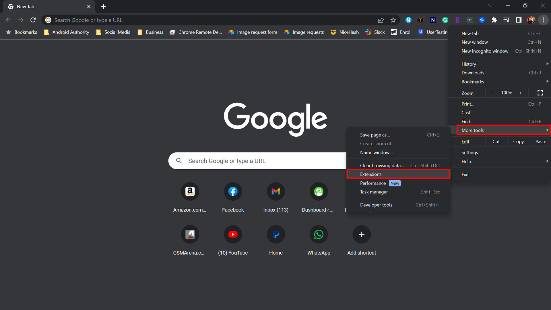 How to disable Chrome extensions 2 - Roblox error code 503
