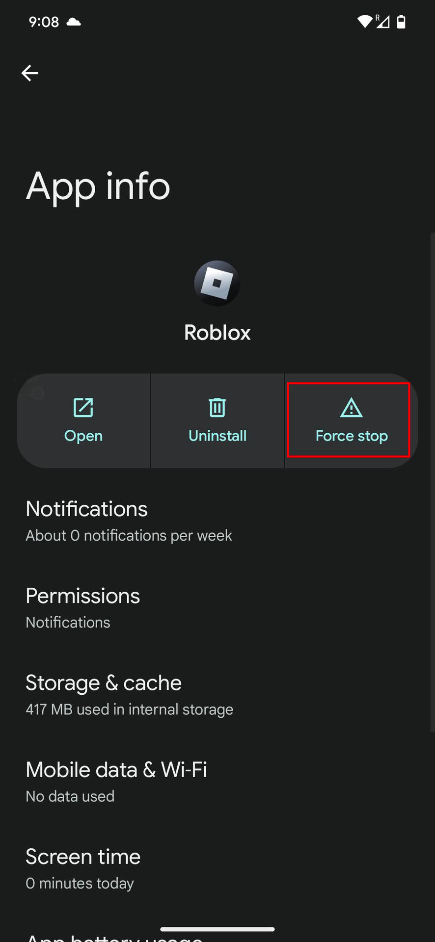 How to force close Roblox on Android 3 - How to reduce ram usage