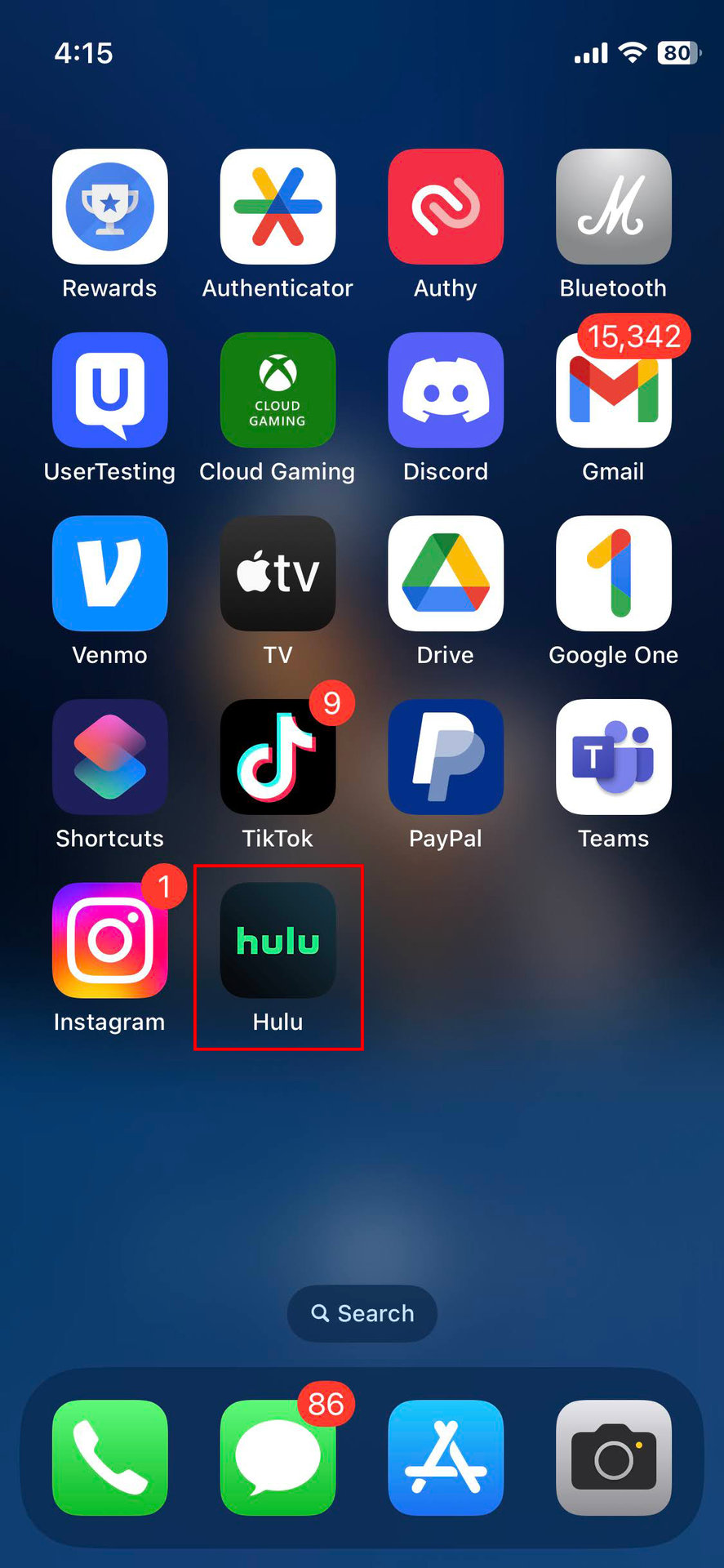 How to uninstall Hulu app on iPhone (1)