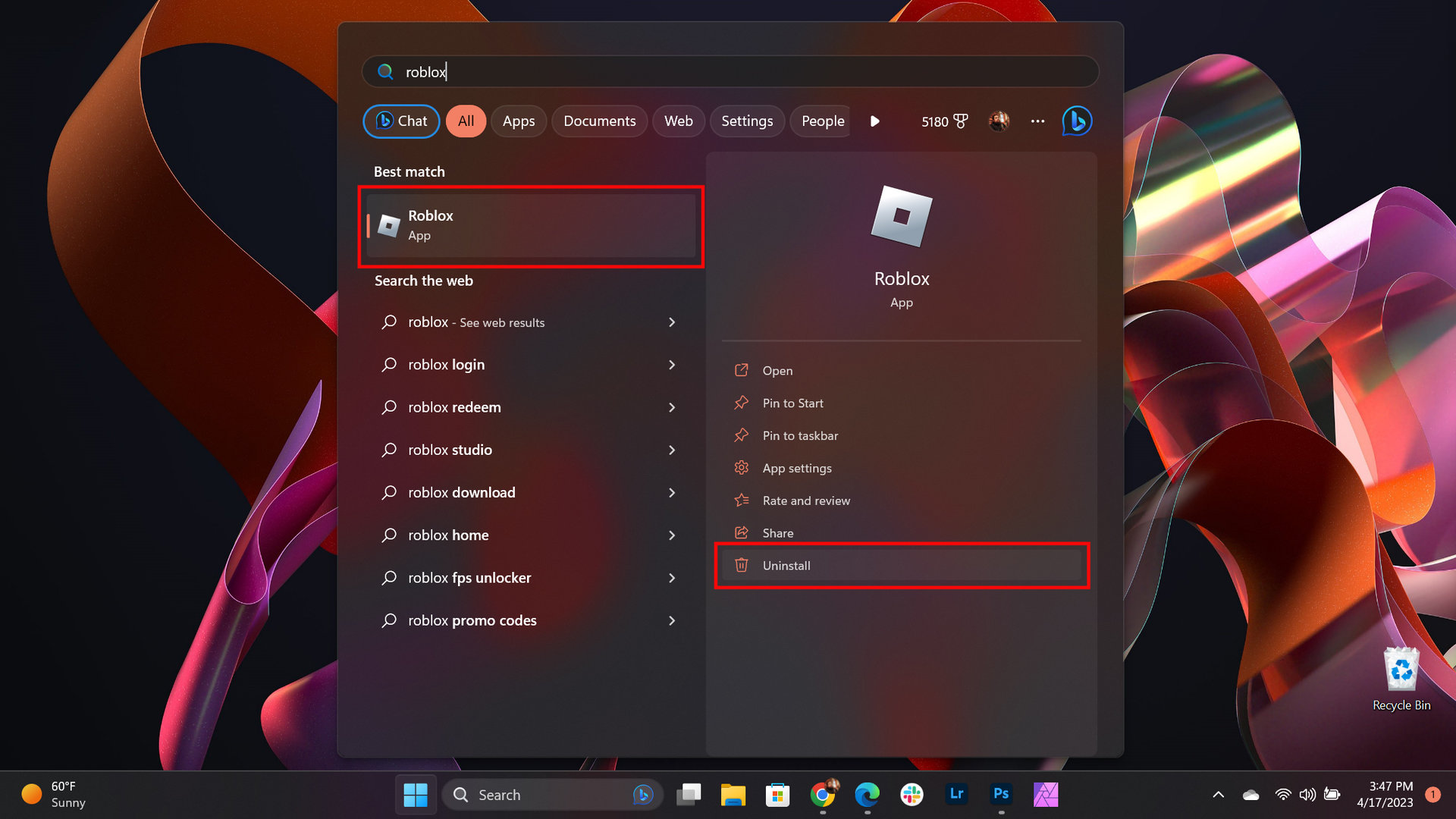 How to uninstall Roblox for Windows 1