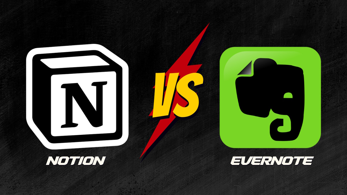 Notion vs Evernote Featured Image