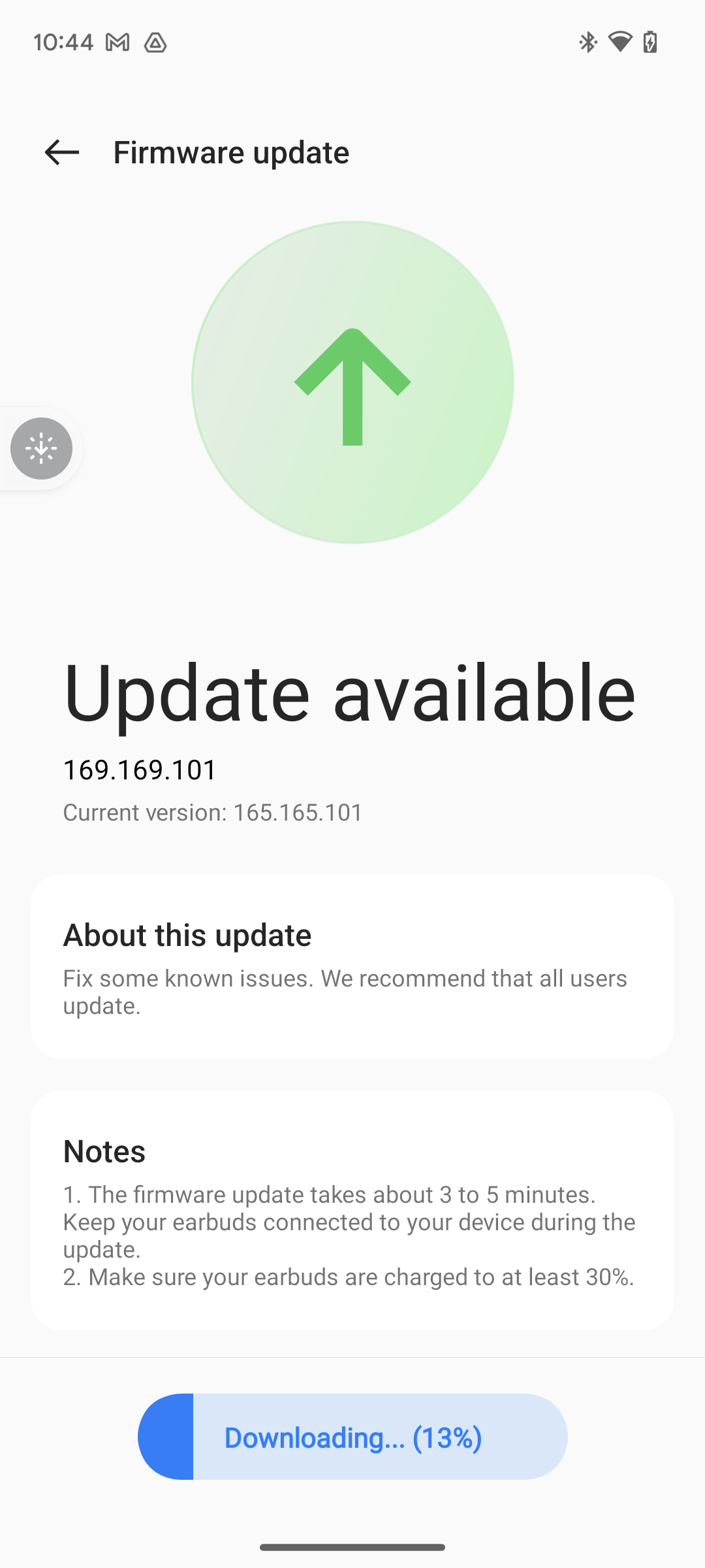 OnePlus Buds HeyMelody app firmware update