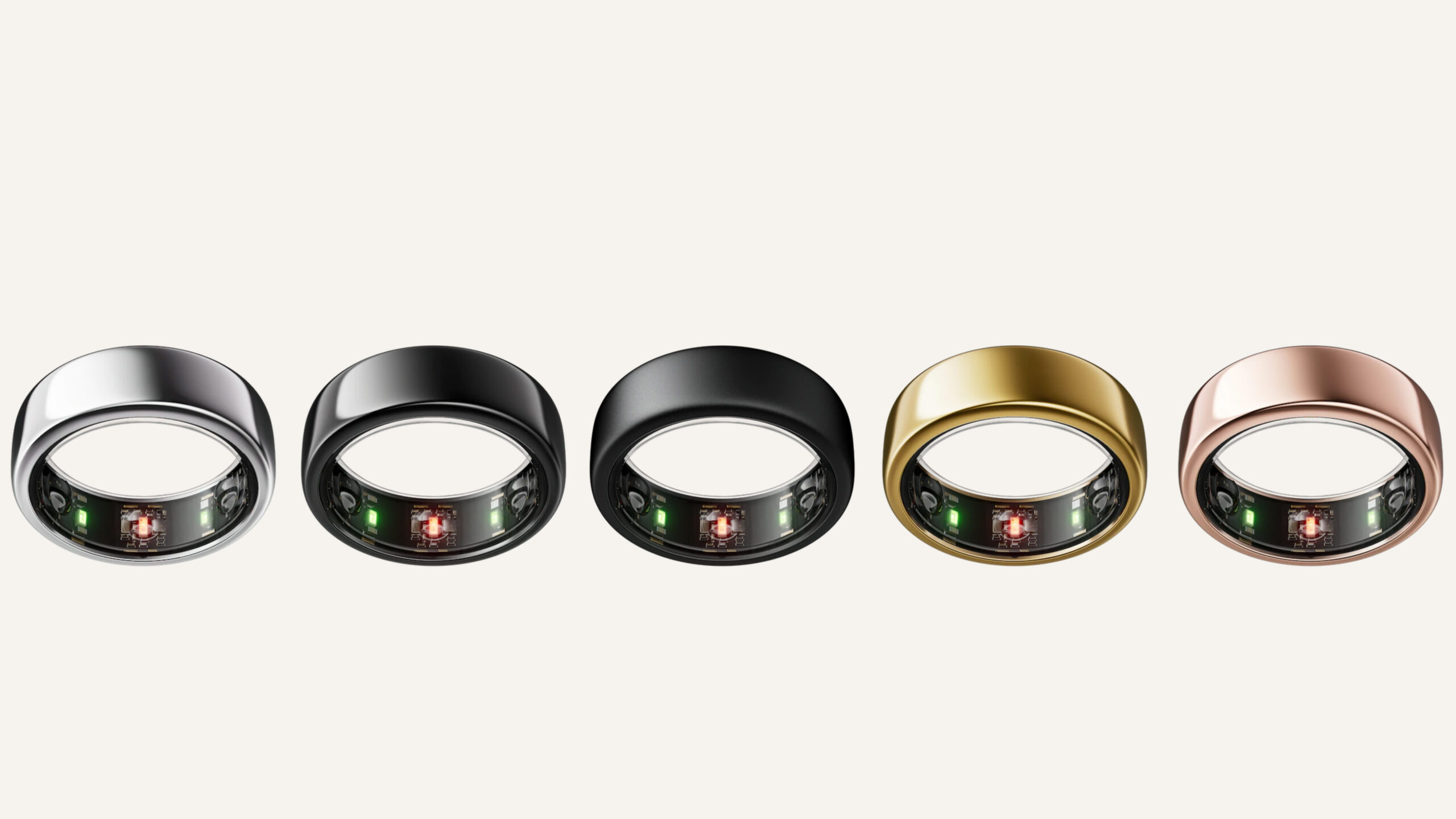 The Oura Ring 3 Horizon is available in silver, black, stealth, gold, and rose gold.