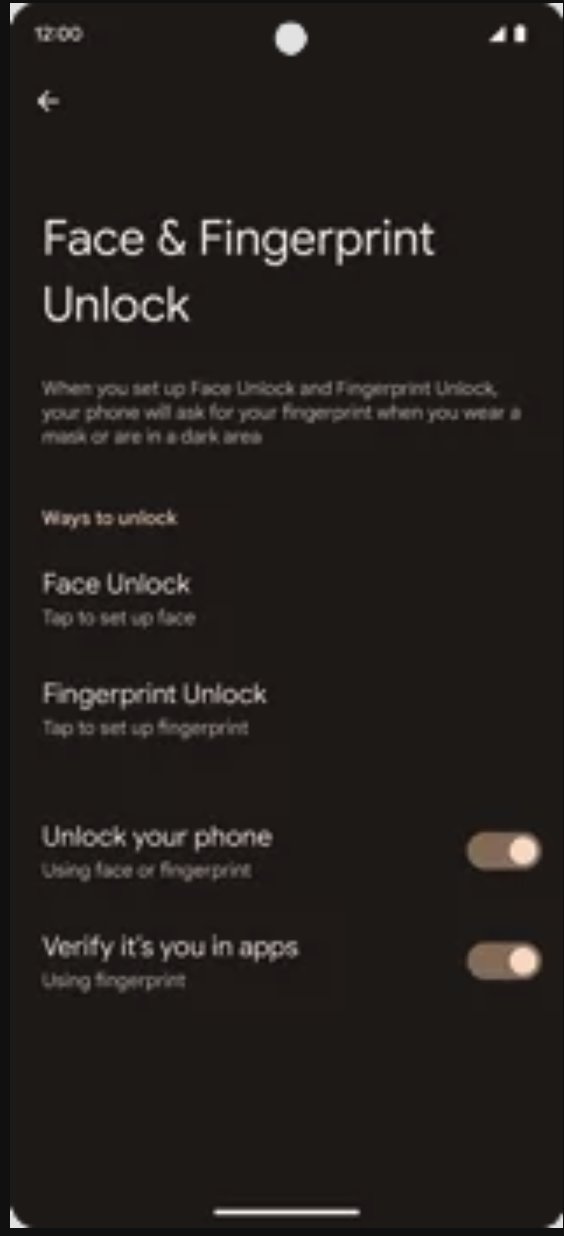 Pixel 7a face unlock snoopy tech