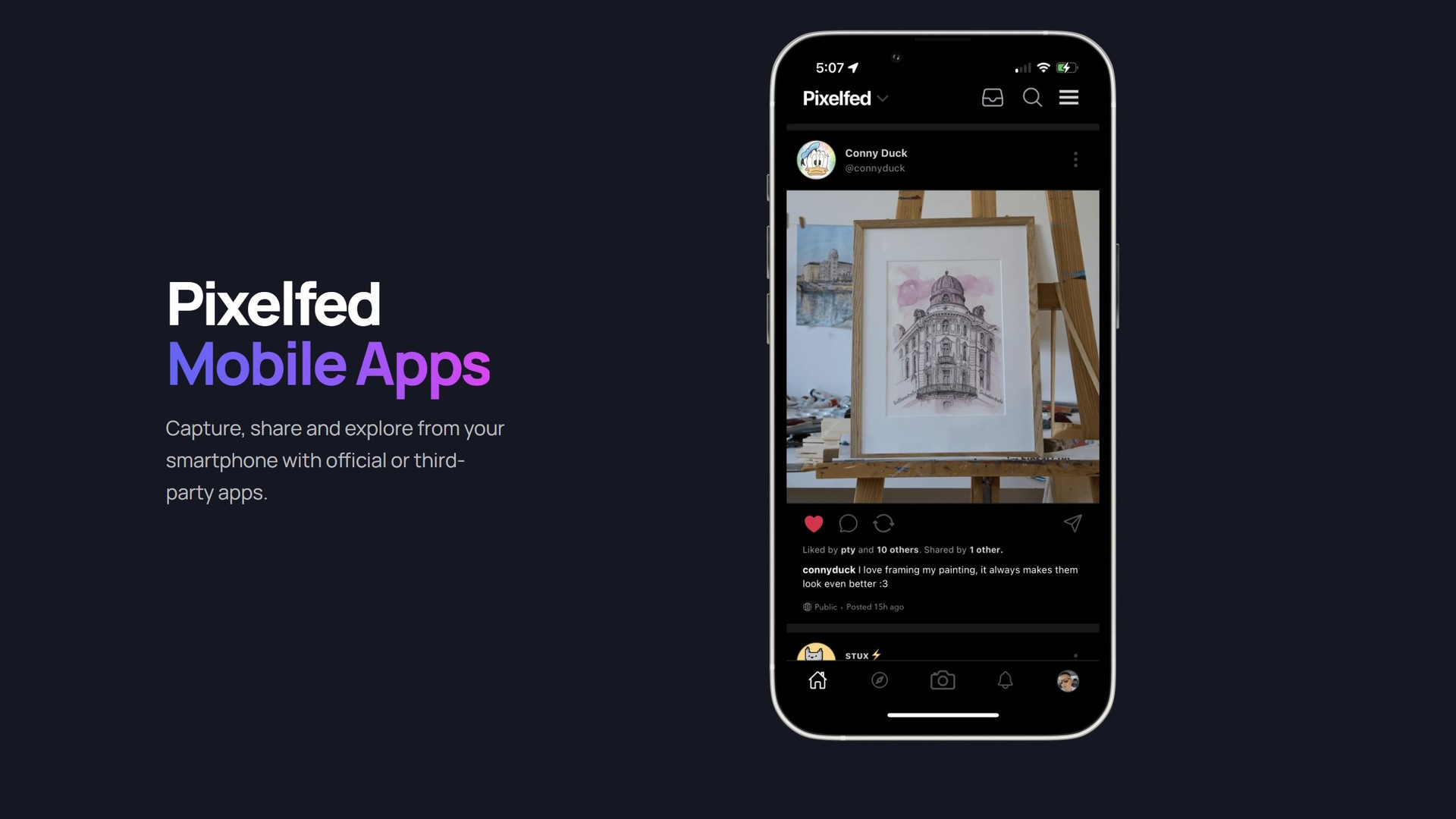 Pixelfed mobile apps