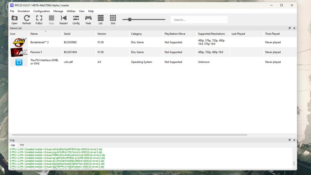 The only good PlayStation 3 emulator for PC and Mac