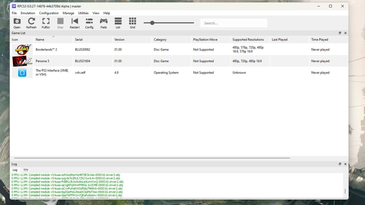 The only good PlayStation 3 emulator for PC and Mac