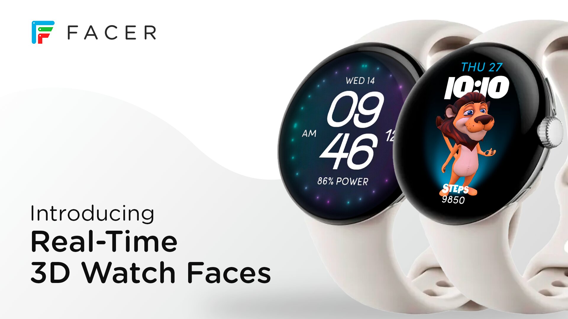 Facer 3D watch faces