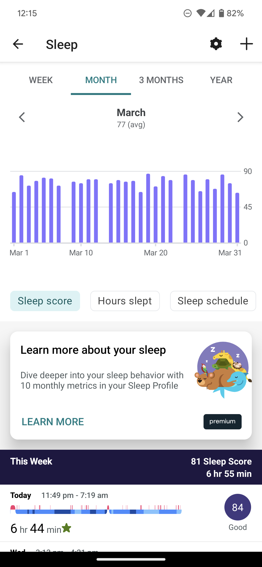 fitbit sleep tracking monthly missing days 3