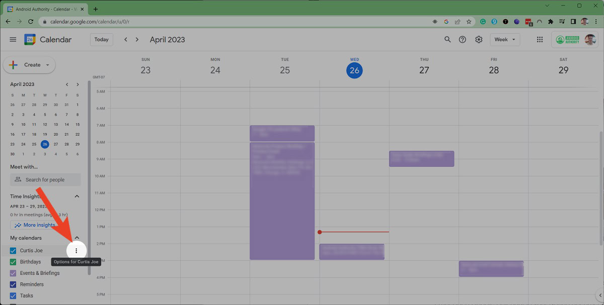 notion google calendar click three dots