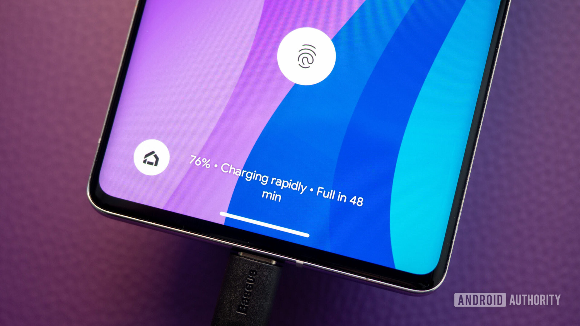 Google Pixel 7 Pro lockscreen charging rapidly and fingerprint sensor