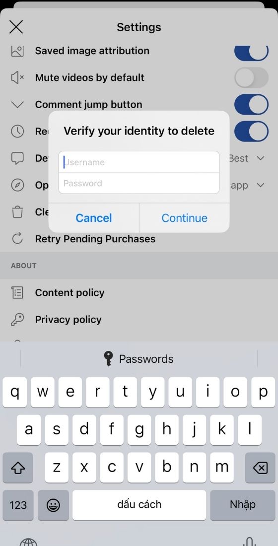 reddit app verify identity