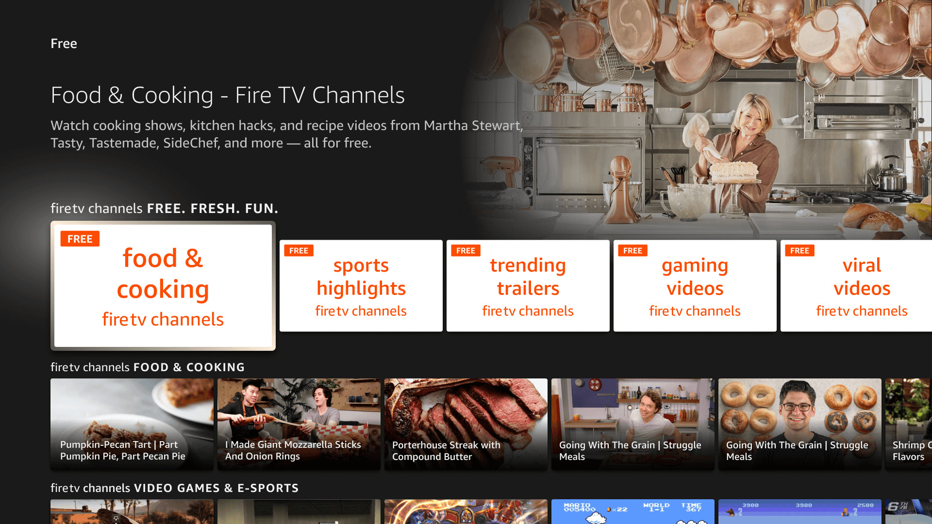 Amazon Fire TV Channels official screenshot