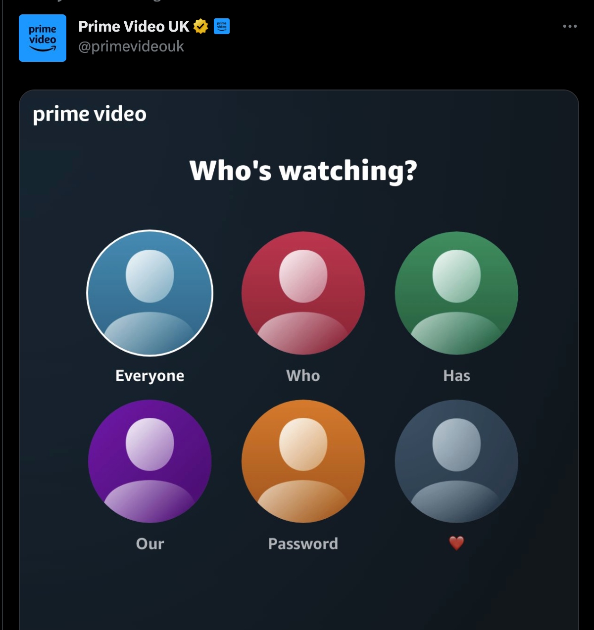 Amazon Prime Video mocks Netflix